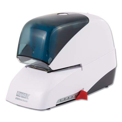 Image of Rapid® 73157 5050e Professional Electric Stapler, 60-Sheet Capacity, White