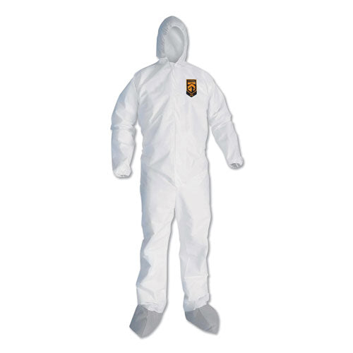 Image of KleenGuard 48975 A45 Liquid/Particle Protection Surface Prep/Paint Coveralls, 2X-Large, White, 25/Carton