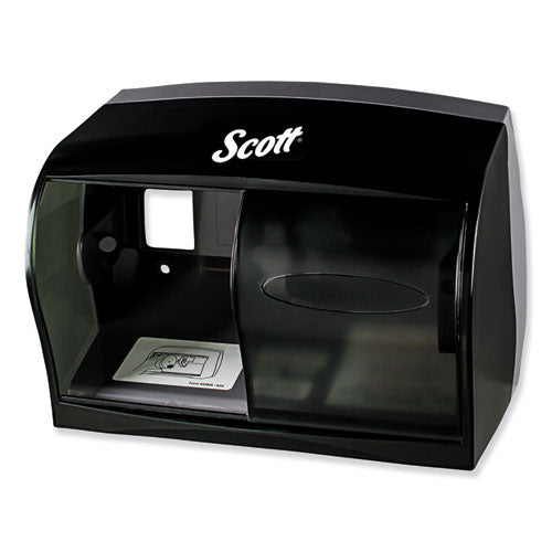 Image of Scott® 09604 Essential Coreless SRB Tissue Dispenser for Business, 11 x 6 x 7.6, Black