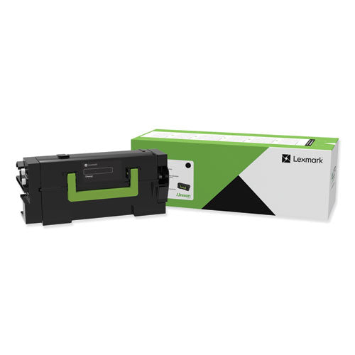 Image of Lexmark 58d1u0n Ultra High-Yield Toner, 55,000 Page-Yield, Black