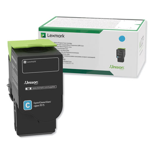 Image of Lexmark 78C1XC0 78c1xc0 Return Program Extra High-Yield Toner, 5,000 Page-Yield, Cyan