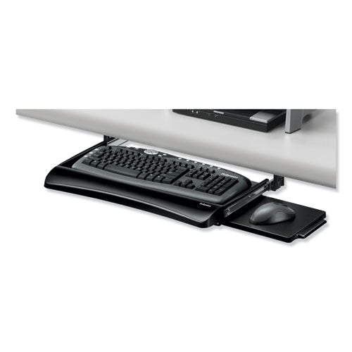 Image of Fellowes® 9140303 Office Suites Underdesk Keyboard Drawer, 20.13w X 7.75d, Black