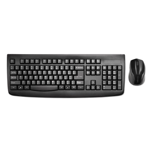 Image of Kensington® K75231US Keyboard For Life Wireless Desktop Set, 2.4 Ghz Frequency/30 Ft Wireless Range, Black