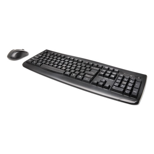 Image of Kensington® K75231US Keyboard For Life Wireless Desktop Set, 2.4 Ghz Frequency/30 Ft Wireless Range, Black