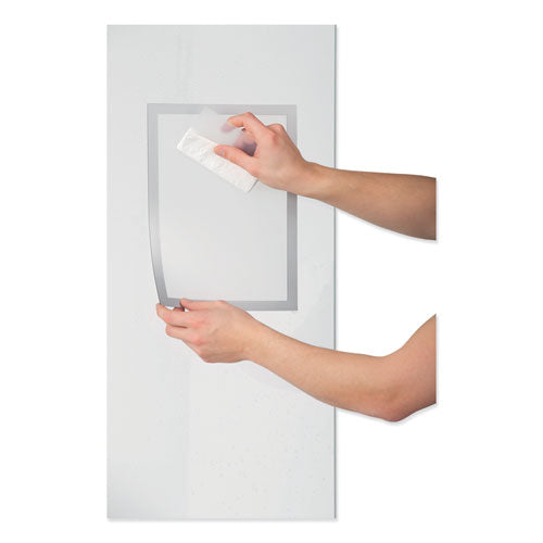 Image of Durable® 400023 Duraframe Sun Sign Holder, 8.5 X 11, Silver Frame, 2/pack