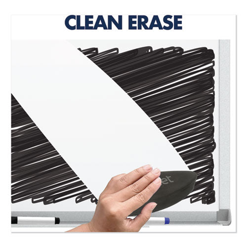 Image of Quartet® PPA406 Porcelain Magnetic Whiteboard, 72" x 48", White Surface, Satin Aluminum Frame