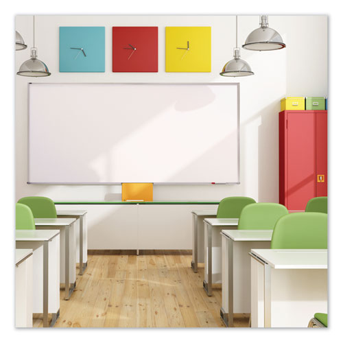 Image of Quartet® PPA406 Porcelain Magnetic Whiteboard, 72" x 48", White Surface, Satin Aluminum Frame