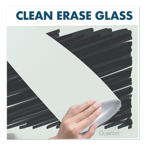 Image of Quartet® PDEC1830 Infinity Magnetic Glass Dry Erase Cubicle Board, 30" x 18", White Surface