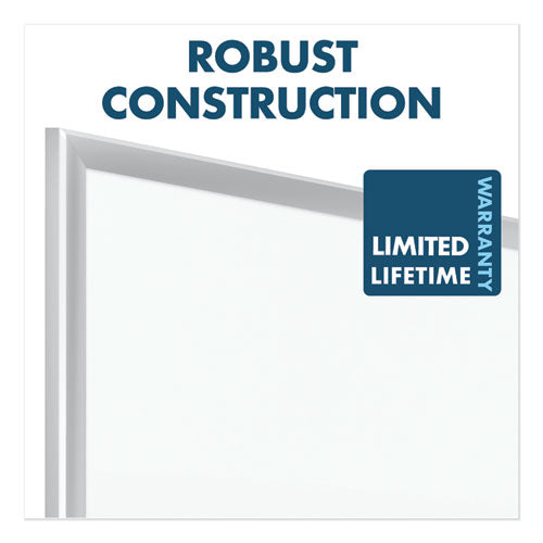 Image of Quartet® 2548 Classic Series Porcelain Magnetic Dry Erase Board, 96" x 48", White Surface, Satin Aluminum Frame
