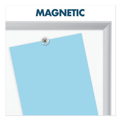 Image of Quartet® 2548 Classic Series Porcelain Magnetic Dry Erase Board, 96" x 48", White Surface, Satin Aluminum Frame