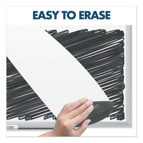 Image of Quartet® 2548 Classic Series Porcelain Magnetic Dry Erase Board, 96" x 48", White Surface, Satin Aluminum Frame