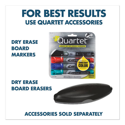 Image of Quartet® 2548 Classic Series Porcelain Magnetic Dry Erase Board, 96" x 48", White Surface, Satin Aluminum Frame
