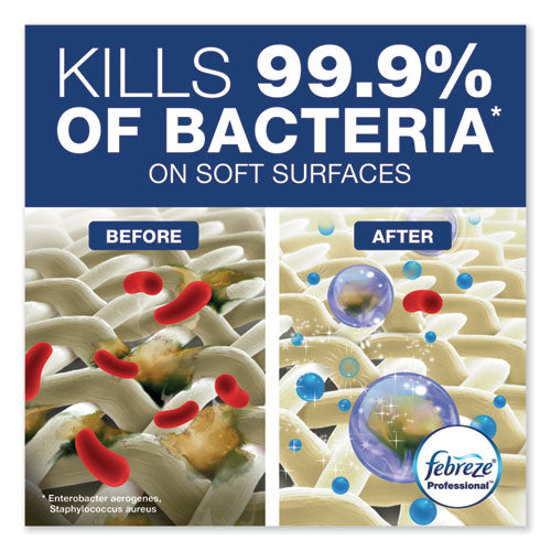 Image of Febreze® 72136 Professional Sanitizing Fabric Refresher, Light Scent, 1 Gal Bottle, Ready To Use, 3/carton