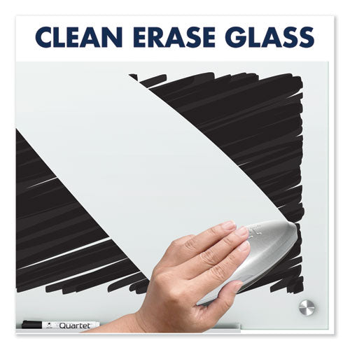 Image of Quartet® G7248W-A Infinity Magnetic Glass Marker Board, 72" x 48", White Surface