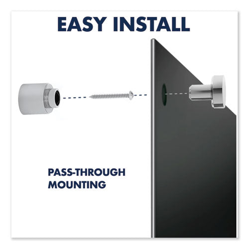 Image of Quartet® G7248B-A Infinity Magnetic Glass Marker Board, 72" x 48", Black Surface