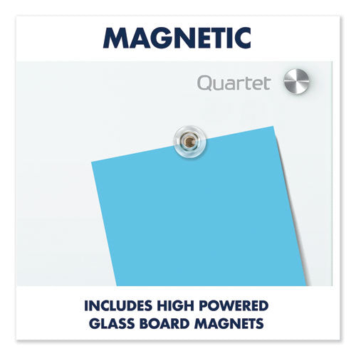 Image of Quartet® G7248W-A Infinity Magnetic Glass Marker Board, 72" x 48", White Surface