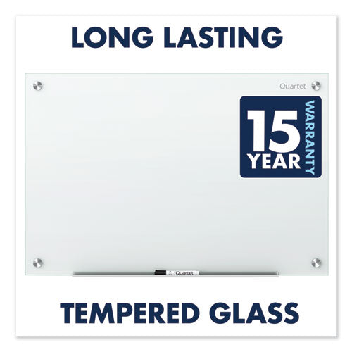 Image of Quartet® G7248W-A Infinity Magnetic Glass Marker Board, 72" x 48", White Surface