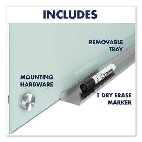 Image of Quartet® G9648F Infinity Glass Marker Board, 96" x 48", Frost Surface