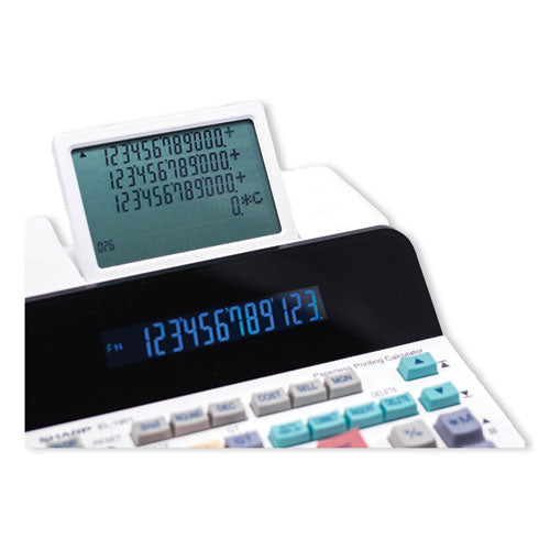 Image of Sharp® EL-1901 EL-1901 Paperless Printing Calculator with Check and Correct