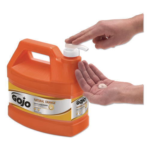 Image of GOJO® 0945-04 NATURAL ORANGE Smooth Hand Cleaner, Citrus Scent, 1 gal, 4/Carton