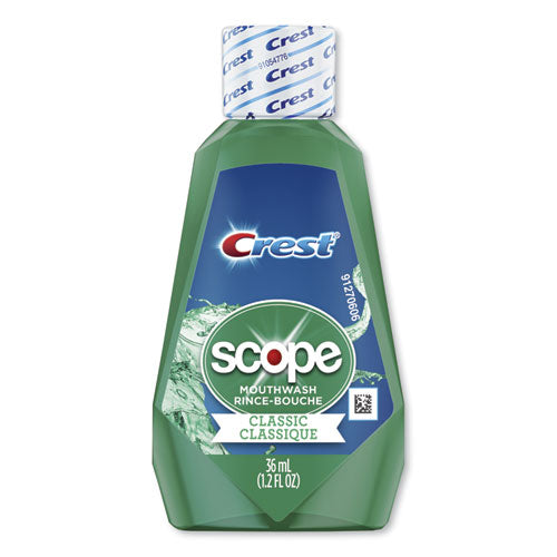 Image of Crest® 97506 Plus Scope Rinse, Classic Mint Flavor, 36 mL Bottle, 180/Carton