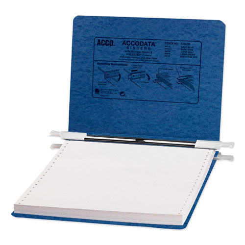 Image of ACCO Presstex Covers With Storage Hooks, 2 Posts, 6" Capacity, 9.5 X 11, Dark Blue