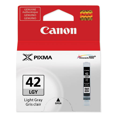 Image of Canon® 6391B002 6391b002 (cli-42) Chromalife100+ Ink, Light Gray
