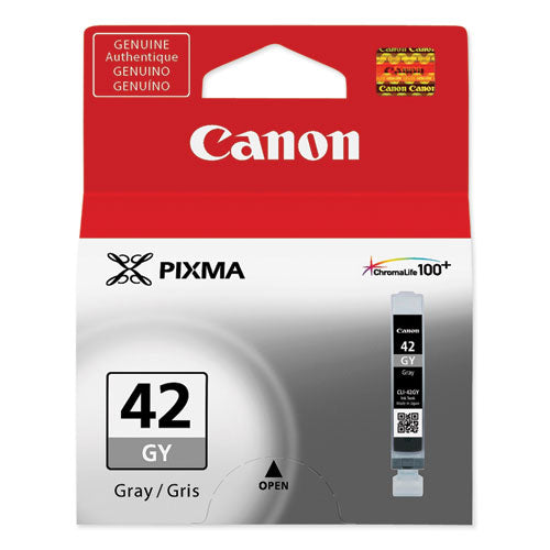 Image of Canon® 6390B002 6390b002 (cli-42) Chromalife100+ Ink, Gray
