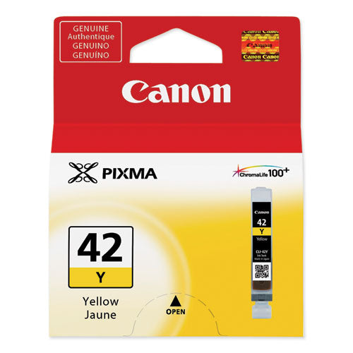 Image of Canon® 6387B002 6387b002 (cli-42) Chromalife100+ Ink, Yellow