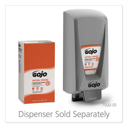 Image of GOJO® 7556-02 Natural Orange Pumice Hand Cleaner Refill, Citrus Scent, 5,000 Ml, 2/carton