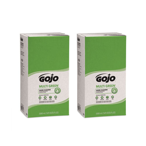 Image of GOJO® 7565-02 MULTI GREEN Hand Cleaner, Refill for GOJO PRO TDX Dispenser, Citrus Scent, 5,000 mL, 2/Carton
