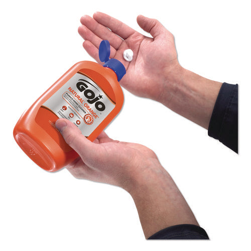 Image of GOJO® 0957-12 NATURAL ORANGE Pumice Hand Cleaner, Citrus Scent, 14 oz, 12/Carton