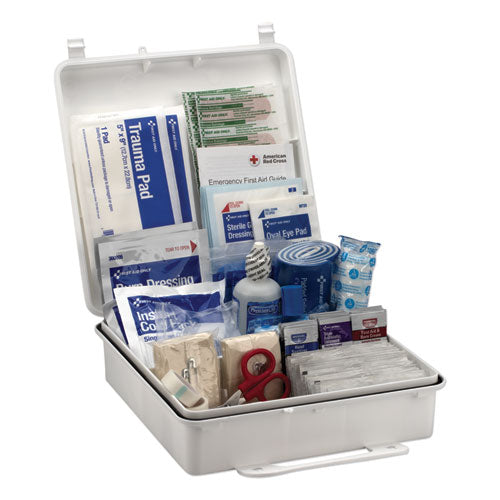 Image of First Aid Only 90566 Bulk ANSI 2015 Compliant First Aid Kit, 199 Pieces, Plastic Case