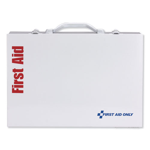 Image of First Aid Only 90573 ANSI 2015 Compliant Industrial First Aid Kit for Up to 75 People, 446 Pieces, Metal Case
