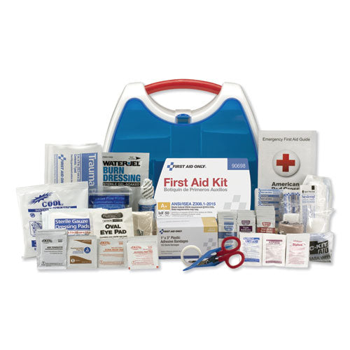 Image of First Aid Only 90698 ANSI A+ 2015 ReadyCare First Aid Kit for Up to 50 People, 238 Pieces, Plastic Case