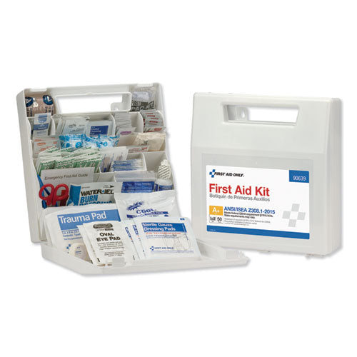 Image of First Aid Only 90639 Ansi Class A+ First Aid Kit For 50 People, 183 Pieces, Plastic Case