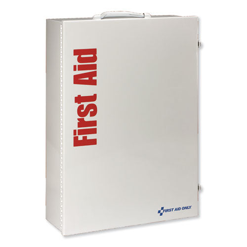 Image of First Aid Only 90576 Ansi Class B+ 4 Shelf First Aid Station With Medications, 1,461 Pieces, Metal Case