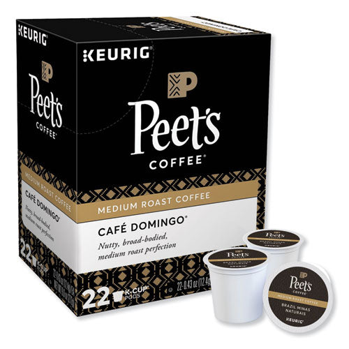 Image of Peet's Coffee & Tea® 5000377659 Cafe Domingo K-Cups, 22/box