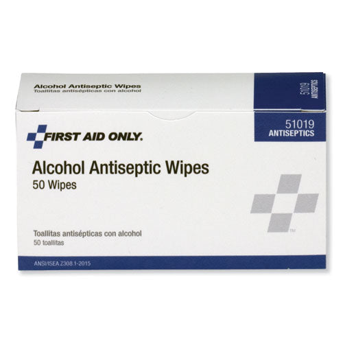 Image of PhysiciansCare® by First Aid Only® 51019-001 First Aid Alcohol Pads, 50/box