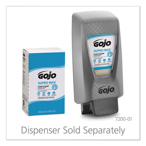 Image of GOJO® 7272-04 SUPRO MAX Hand Cleaner Refill, Unscented, 2,000 mL, 4/Carton