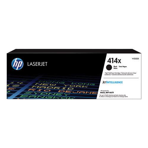 Image of HP W2020X HP 414x, (w2020x) High-Yield Black Original Laserjet Toner Cartridge