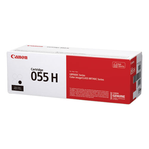 Image of Canon® 3020C001 3020c001 (055h) High-Yield Toner, 7,600 Page-Yield, Black