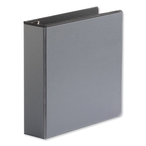 Image of Universal® UNV30731 Deluxe Easy-To-Open D-Ring View Binder, 3 Rings, 2" Capacity, 11 X 8.5, Black