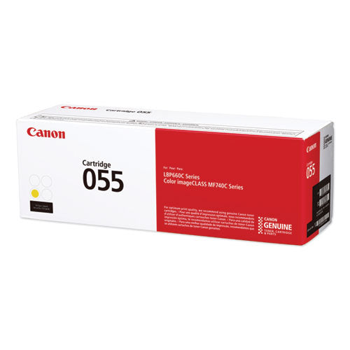 Image of Canon® 3013C001 3013c001 (055) Toner, 2,100 Page-Yield, Yellow