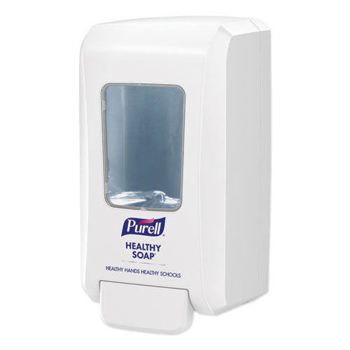 Image of PURELL® 5240-06CT FMX-20 Soap Push-Style Dispenser, 2,000 mL, 4.68 x 6.5 x 11.66, For K-12 Schools, White, 6/Carton
