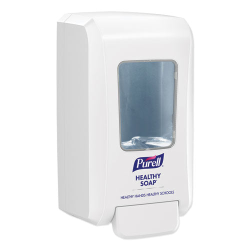 Image of PURELL® 5240-06CT FMX-20 Soap Push-Style Dispenser, 2,000 mL, 4.68 x 6.5 x 11.66, For K-12 Schools, White, 6/Carton