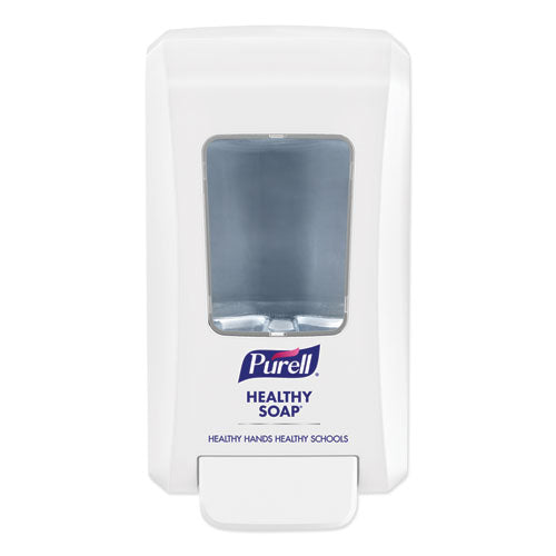 Image of PURELL® 5240-06CT FMX-20 Soap Push-Style Dispenser, 2,000 mL, 4.68 x 6.5 x 11.66, For K-12 Schools, White, 6/Carton