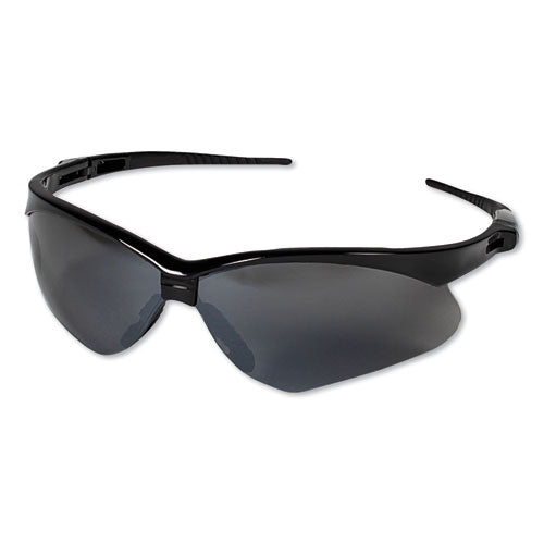 Image of KleenGuard KCC 25688 V30 Nemesis Safety Glasses, Black Half Frame, Mirrored Smoke Dual Lens