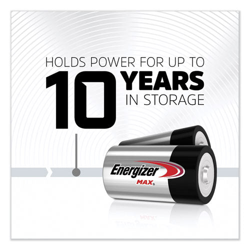 Image of Energizer® E95FP-8 Max Alkaline D Batteries, 1.5 V, 8/pack