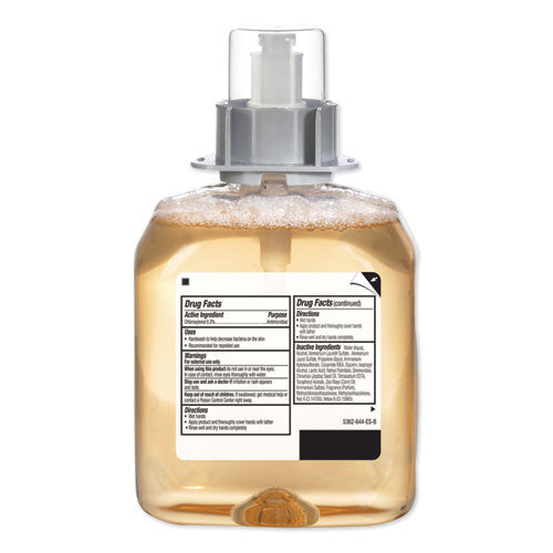 Image of GOJO® 5162-03 Luxury Foam Antibacterial Handwash, Refill for FMX-12 Dispenser, Fresh Fruit Scent, 1,250 mL